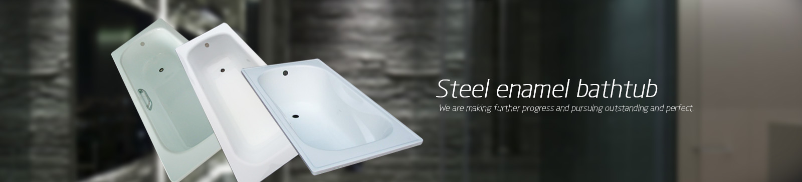 Steel enamel bathtub